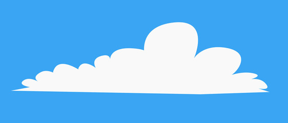 set of clouds element  for illustration decoration white sky with other variant