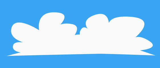 set of clouds element  for illustration decoration white sky with other variant