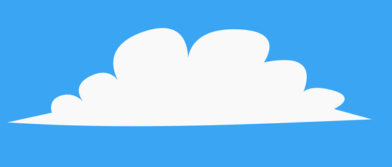 set of clouds element  for illustration decoration white sky with other variant