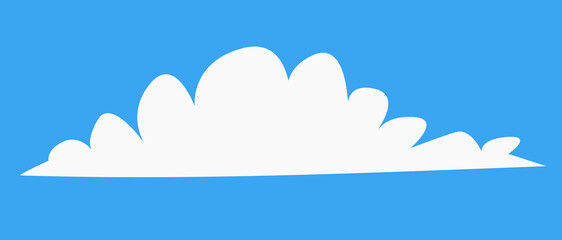 set of clouds element  for illustration decoration white sky with other variant