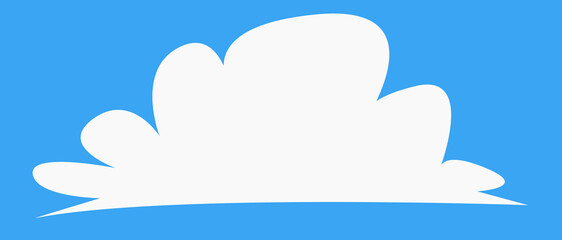 set of clouds element  for illustration decoration white sky with other variant