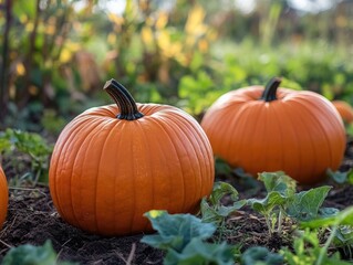 Autumn pumpkin patch imagery