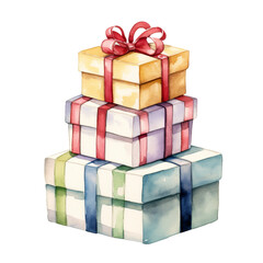 Obraz premium gift boxes with ribbon