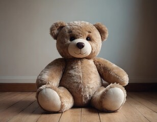 Obraz premium Lonely Teddy Bear