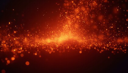 A burst of glowing orange sparks against a dark background, creating a dynamic and fiery effect. The image captures energy, motion, and a sense of explosive power.