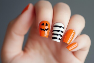 Halloween nail design