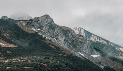 mountain peak in the Austrian Rax Alps