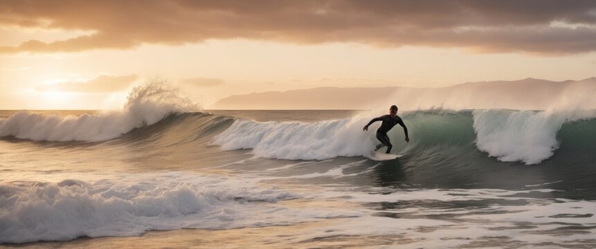 surfista pegando onda