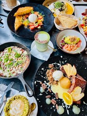 food on the table