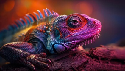 Obraz premium Exotic animal species in their habitats, vibrant colors, photography, detailed, wild