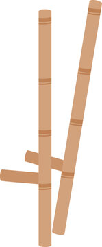 Bamboo stilts traditional toy
