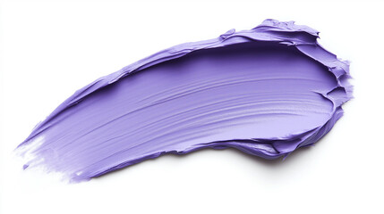 a single, elegant swatch of soft lavender lipstick on white background, with soft color gradients and subtle sheen to highlight the texture and glossiness of lip makeup
