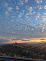 Obraz premium sunrise over the mountains