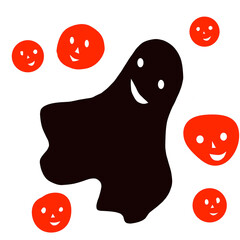 Pumpkin and ghost party