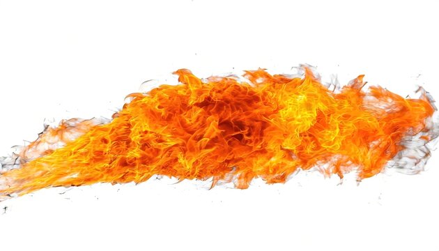 flamethrower or blow torch flame is a ranged incendiary device designed to project a controllable jet of fire that use liquid fuel, typically either heated oil or diesel.  Modern day use propane gas