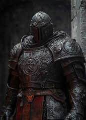 medieval knight in armor