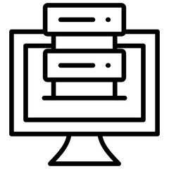 Data Hosting Icon