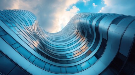 Curved Glass Building