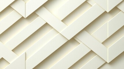 Abstract white geometric pattern background.
