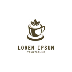 Vector logo of a coffee cup that is suitable for your company product icon