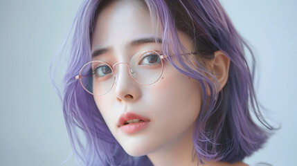 Naklejka premium 若いファッションモデル