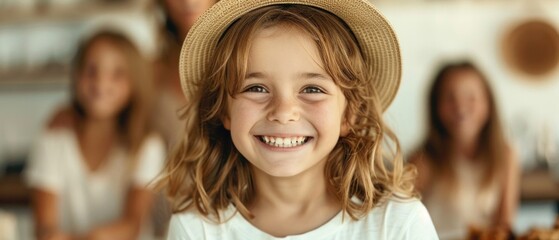 Joyful Childhood Moments Capturing the Essence of Happiness in a Smiling Child