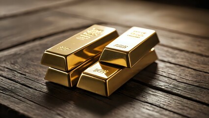 gold bars on black