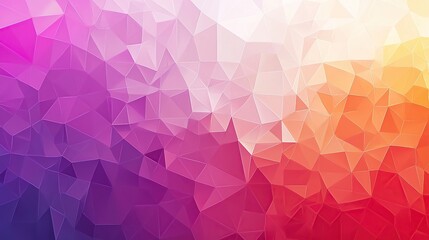 Obraz premium Abstract geometric background with vibrant colors and triangles.