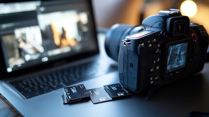 Camera and Laptop Setup