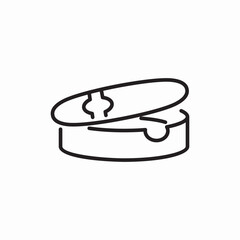 cigarette and ashtray icon sign vector