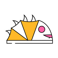 relaxation tent vacation line icon vector. relaxation tent vacation sign. isolated symbol illustration