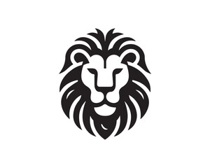 Obraz premium Lion Head Logo Design Vector illustration