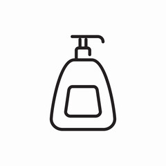 soap body cream icon sign vector