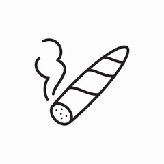 smoke cigarette icon sign vector