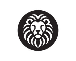 Lion logo design vector template. lion head logo design icon vector illustration