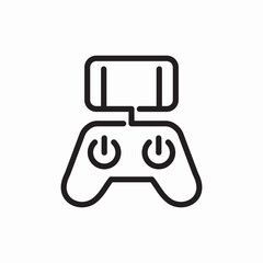 drone controller icon sign vector