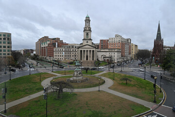 Fototapeta premium Thomas Circle Park - Washington, DC