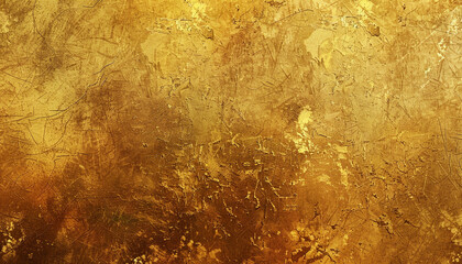 Grunge Gold Background with Textured Finish