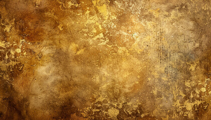 Grunge Gold Background with Textured Finish