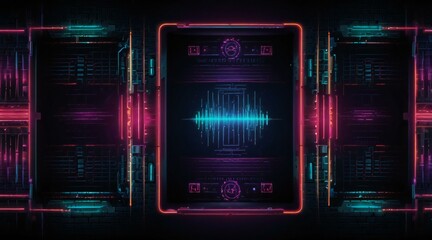 Obraz premium abstract background with code