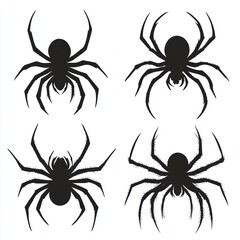 Spider. Halloween decoration element.