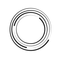 High speed line concept. Digital motion, sparkles and rays. Minimalistic creativity and art. Futuristic technology. UI and UX element. Linear vector illustration isolated on white background