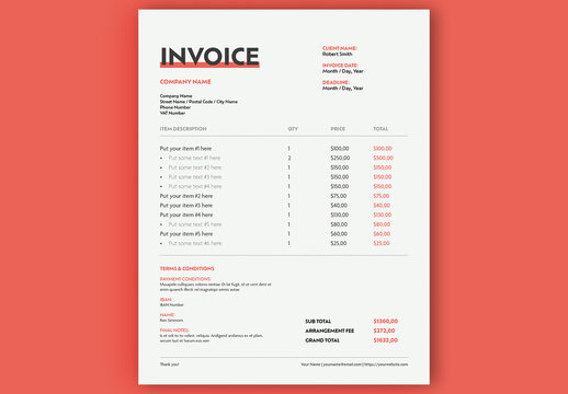 Invoice Layout