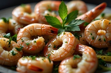 fried shrimp on a white background