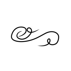 vintage swirl decoration