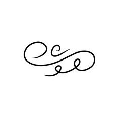 vintage swirl decoration