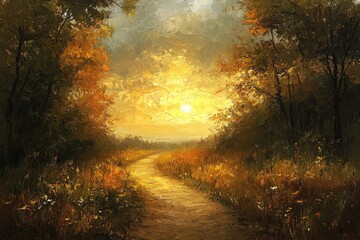 Naklejka premium Abstract oil painting illustration background created with Generative AI