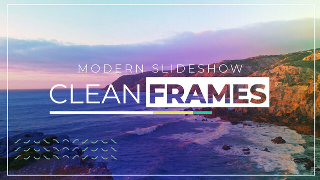Clean Frames Modern Slideshow