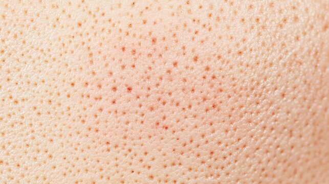 A closeup of problematic skin with visible acne and redness before treatment, set against a neutral background, ideal for skincare tutorials and product use.