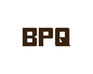 BPQ logo design vector template. BPQ